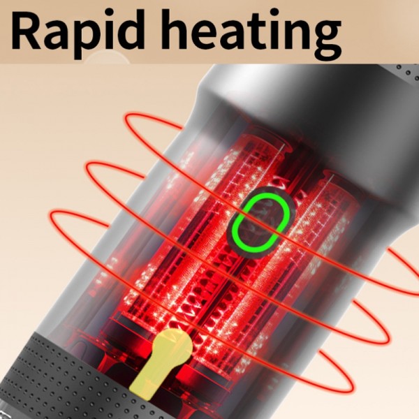 12V 3 In 1 Car Self-heating Coffee Machine Compatible With Large / Small Capsules and Ground Coffee, EU Plug(Black)