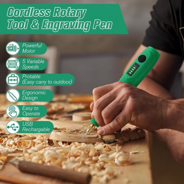 137pcs /Set 5-speed Mini Electric Grinder Micro Drill Metal Glass Ceramic Grinding Carving Cutting And Polishing Tools