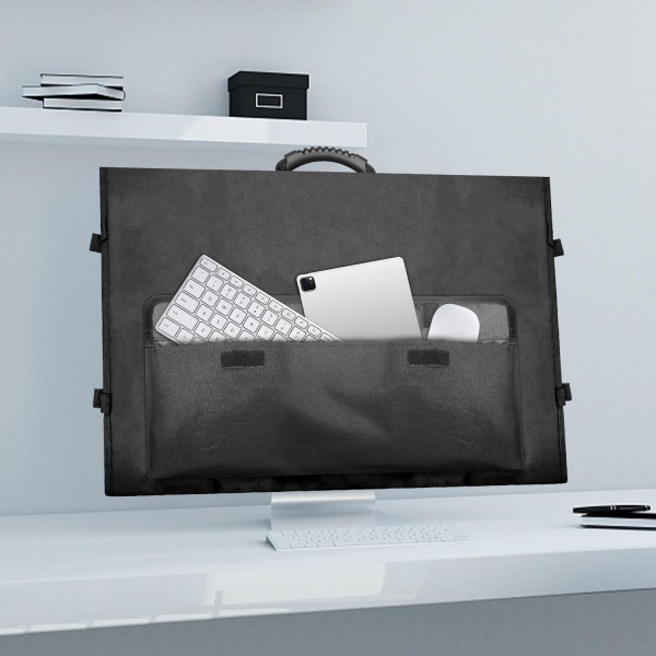 27 Inch Computer Laptop Bag Dust Cover(Black)