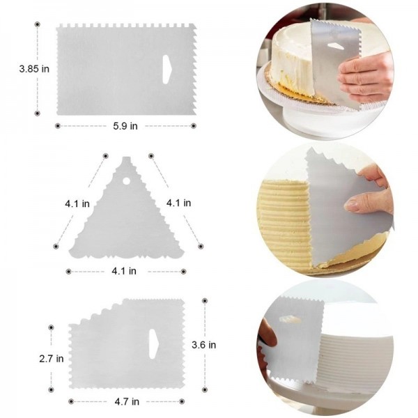 35 In 1 Aluminum Alloy Cake Turntable Piping Tip Set DIY Baking Tools