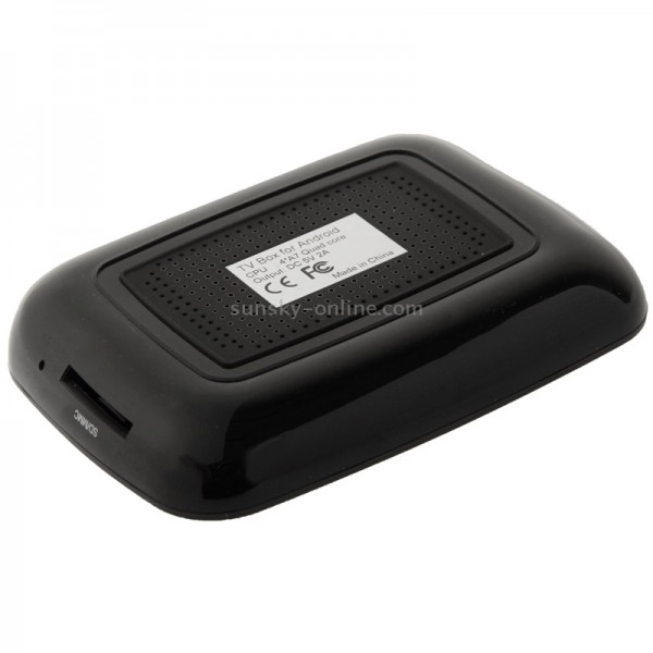 3D Full HD 1080P Dual Core Android 4.2 TV Box Media Player, HDMI 1.4 + USB 2.0 + RJ45 Interface, Support SD Card / USB Flash Disk (Q-A20)(Black)