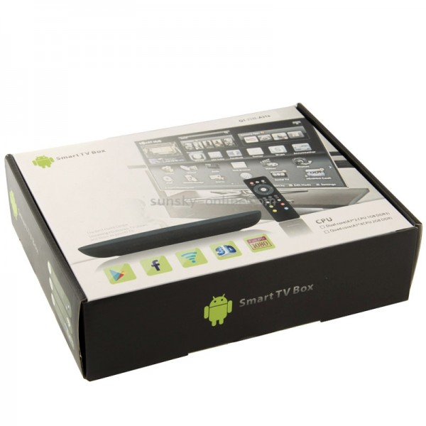 3D Full HD 1080P Quad Core Android 4.2 TV Box Media Player, HDMI 1.4 + USB 2.0 + RJ45 Interface, Support SD Card / USB Flash Disk (Q-A31S)(Black)