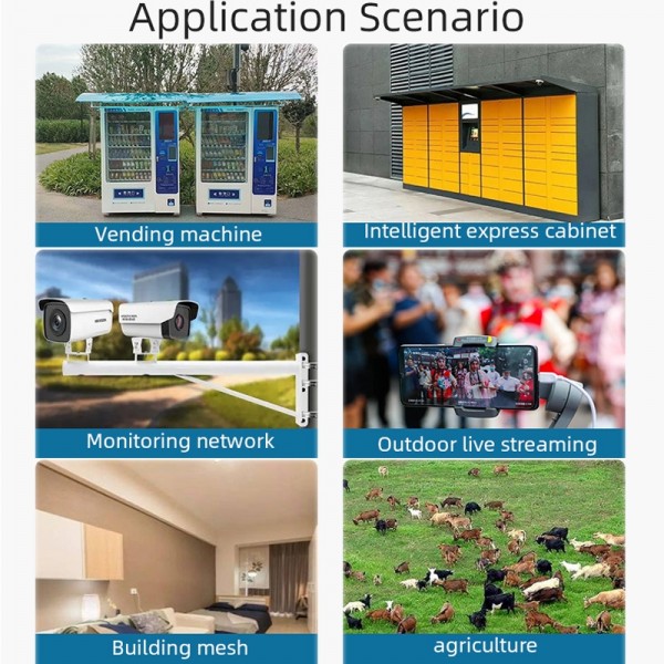 4G Wireless Plug-in Router Detachable Extension Antenna LTE Monitoring Network WiFi Hotspot, EU Plug(Black)