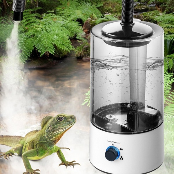 4L Reptile Humidifier Fogger Cool Mist Fog Mister with Tube for Tortoise Habita EU Plug