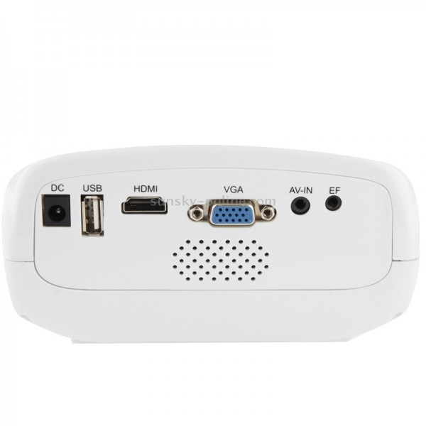 50 Lumens Portable Mini Multi-media LED Projector, Support HDMI / VGA / USB / TF Card / AV In Multiple Interface (Single LED Panel Display Technology 320 x 240 Pixels)