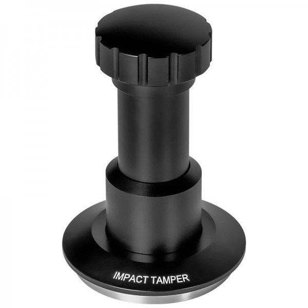 51mm Adjustable Impact Coffee Tamper with Threaded Base Spring-Loaded Espresso Tamper Tool