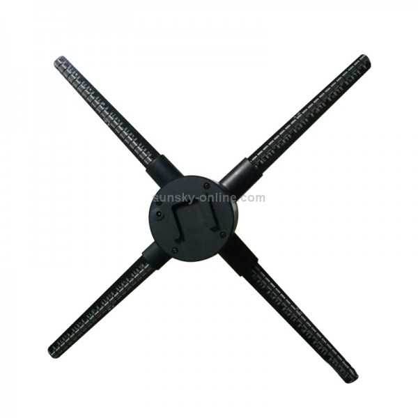 56CM KY-4 WIFI Holographic 3D Fan Shape LED Advertising Machine, Resolution: 1024 x 638 Pixels, Plug Type:US Plug