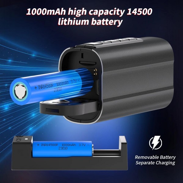 5K Action Camera WiFi Sport DV Riding Bicycle Drive Recorder With Led Light EIS Anti-shake(Black)