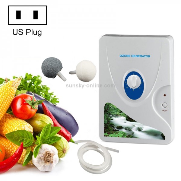 600MG Ozone Generator Cleaner Sterilizer for Vegetables and Fruits (110V US Plug)