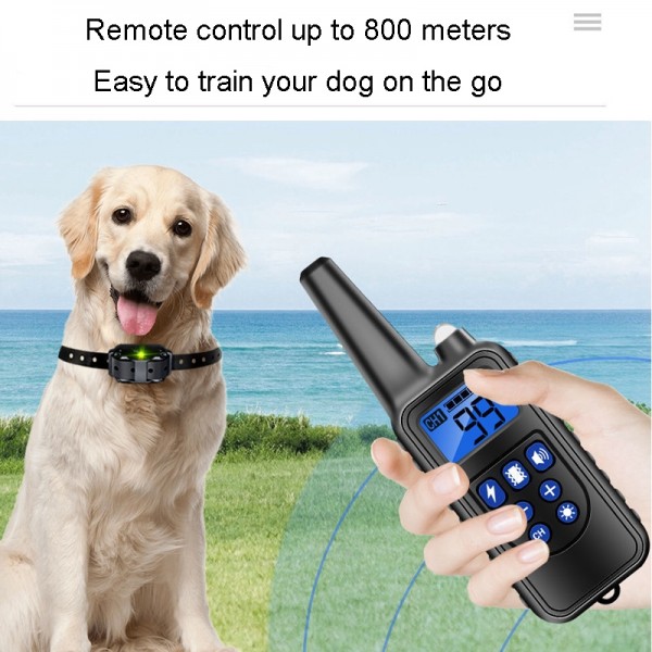 800m Remote Control Stop Barker Dog Trainer Smart Anti-Disturbance Vibration Collar, Specification: With 1 Collar