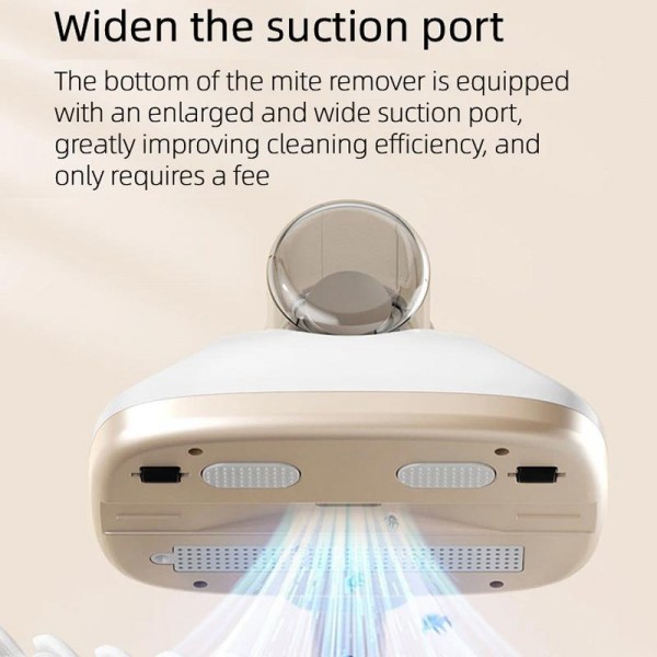 85000Pa Smart Handheld Vacuum Cleaner Cordless Dust Mite Removal UV Sterilizer Vacuum Cleaner(White)