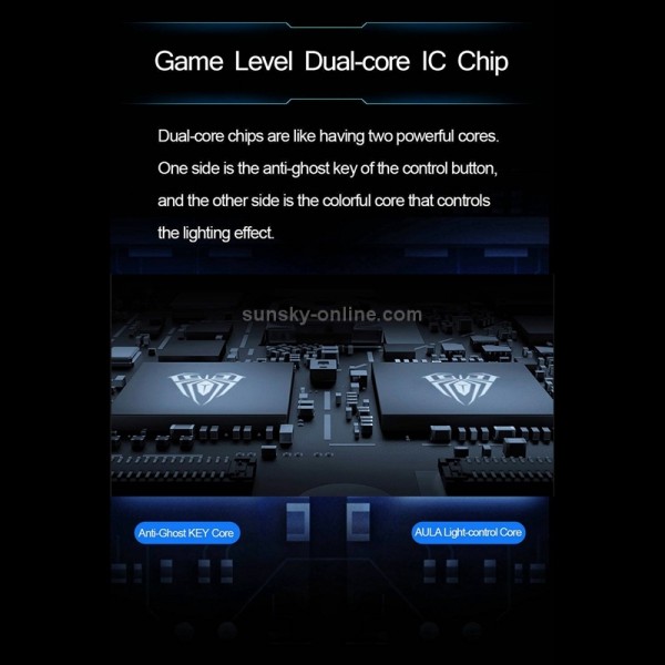 AULA F2088 108 Keys Mixed Light Plating Punk Mechanical Blue Switch Wired USB Gaming Keyboard with Metal Button(Silver)