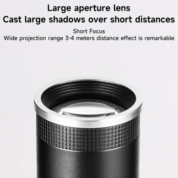 Adjustable Focus DIY Optical Snoot for Bowens Mount Flash Conical Lens Photography Light Modifier 5 Templates Kit