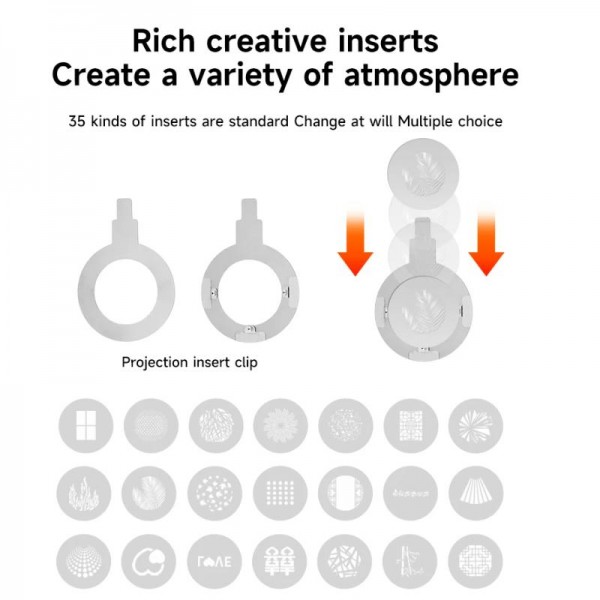 Adjustable Focus DIY Optical Snoot for Bowens Mount Flash Conical Lens Photography Light Modifier 5 Templates Kit