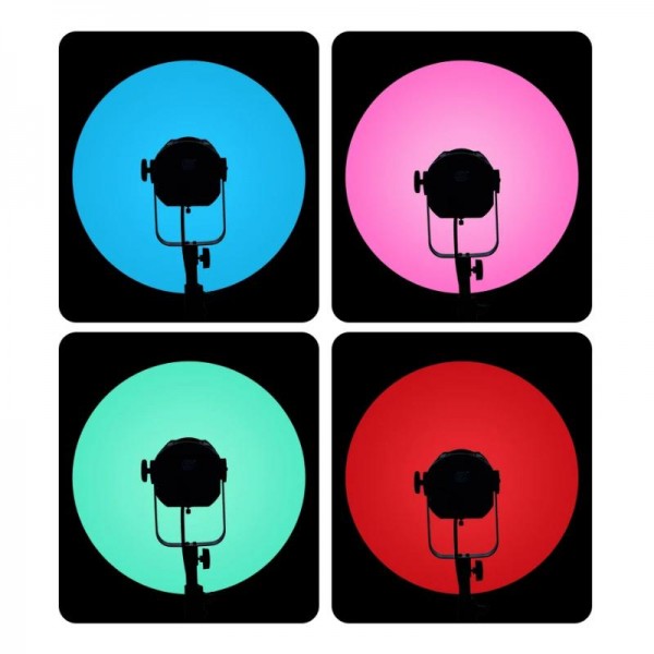 Adjustable Focus DIY Optical Snoot for Bowens Mount Flash Conical Lens Photography Light Modifier 5 Templates Kit