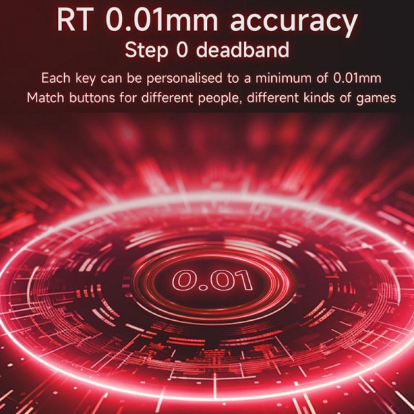 Ajazz AK680 MAX Magnetic Shaft Mechanical Wired Keyboard With RGB Light, Color: Black