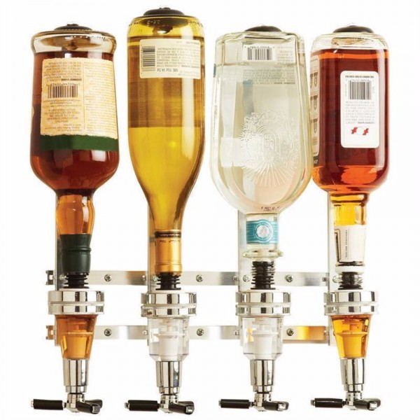 Aluminum Alloy Wall-mounted Dosing Dispenser Cocktail Bartender Wine Head, Specification:Quantitative 30 ml