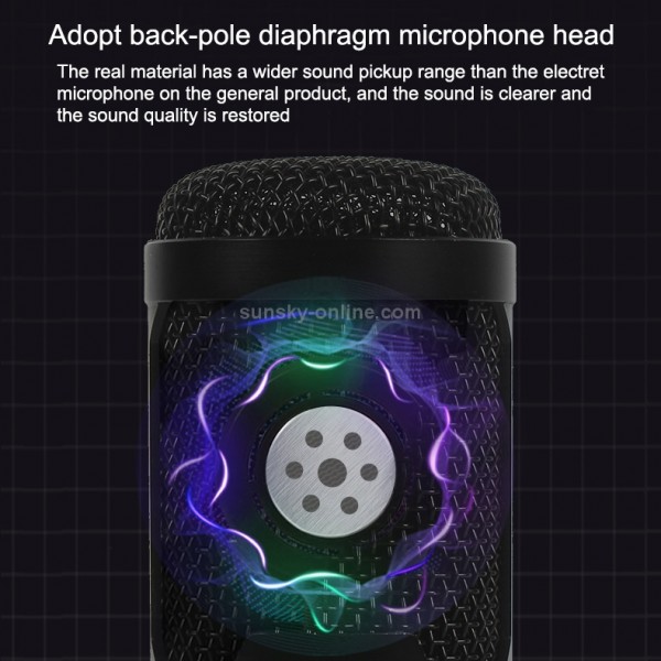 BM-828 Back-pole Diaphragm USB Condenser Microphone Cantilever Bracket Set (Silver)