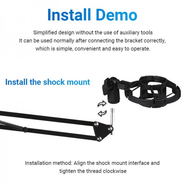 BM800+V8S Sound Card Set  Audio Condenser Mic Studio Singing Microphone