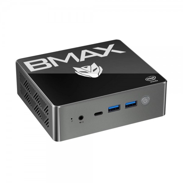 BMAX B4 Turbo Windows 11 Mini PC, 16GB+1TB, Intel Processor N150, Support 3 Monitors Output(US Plug)