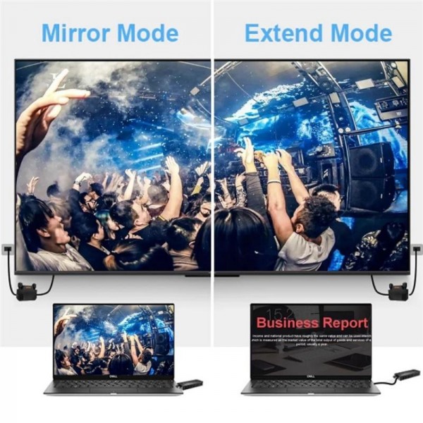 BOVBOX 091-HD Conference Use 100M Wireless WiFi HDMI Extender Video Transmitter Receiver, Plug:US Plug