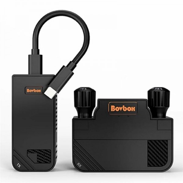 BOVBOX 091-TC For Phone Projector USB C Wireless Transmitter And Receiver Video Extender, Plug:US Plug