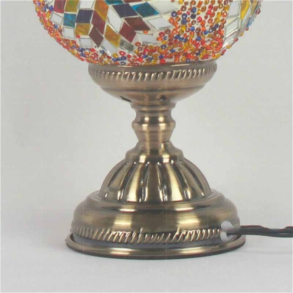 Bedroom Study Romantic Style Mosaic Decorative Table Lamp, Plug Type:EU Plug(FX-1501)