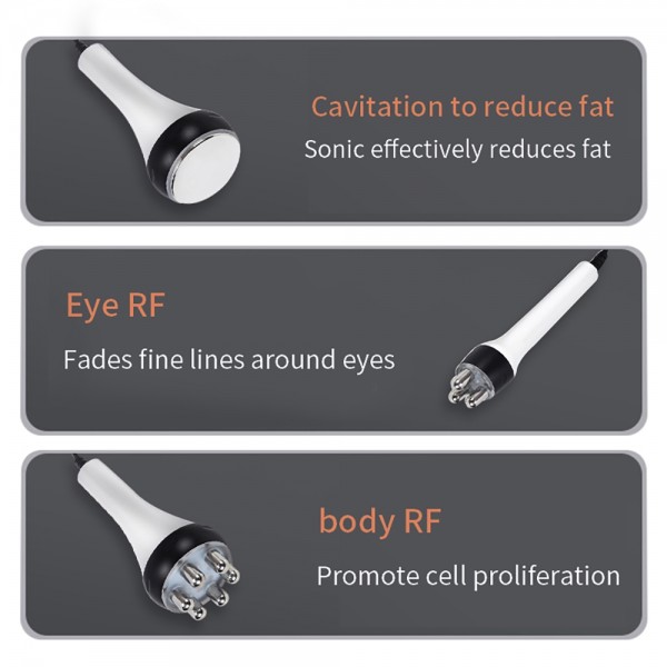 Beemyi 3 In 1 40K Ultrasonic Cavitation Body Slimming Machine RF Beauty Device UK Plug