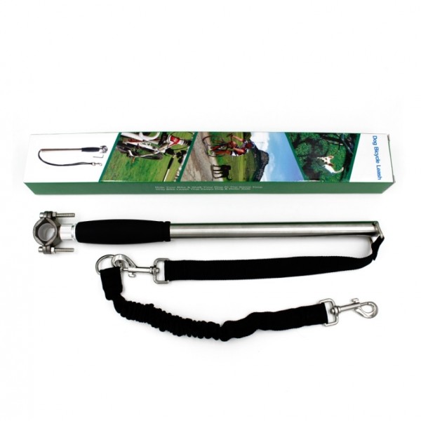 Bicycle Pet Traction Rope Leash with Spring Retractable