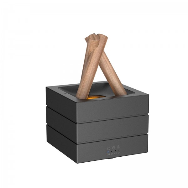 Bonfire Aromatherapy Diffuser USB Desktop Colorful Gradient Air Humidifier(Black)