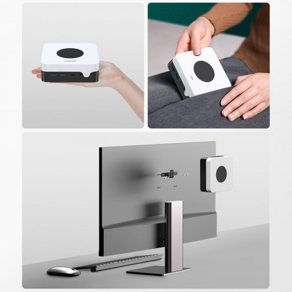 CHIWI LarkBox X Mini PC, Windows 10, AMD Ryzen 7 N150 Quad Core up to 4.0 GHz, 16GB+512GB, Support WiFi 6, Bluetooth 5.2