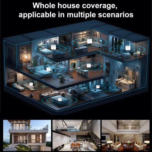 COMFAST CF-WR653AX 1500Mbps 2.4GHz / 5.8GHz Dual-Band Gigabit WiFi 6 Mesh Router, Plug:AU Plug