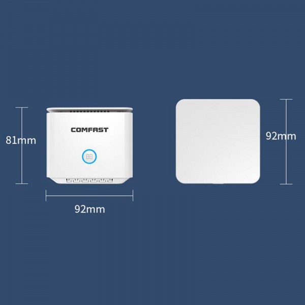 COMFAST CF-WR653AX 1500Mbps 2.4GHz / 5.8GHz Dual-Band Gigabit WiFi 6 Mesh Router, Plug:AU Plug