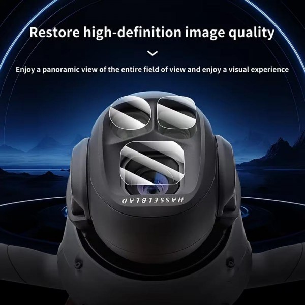 CQT Nano Coating Protective Film for DJI Mavic 4 Pro Lens & Sensor Screen Protector with Hot Air Blower Kit