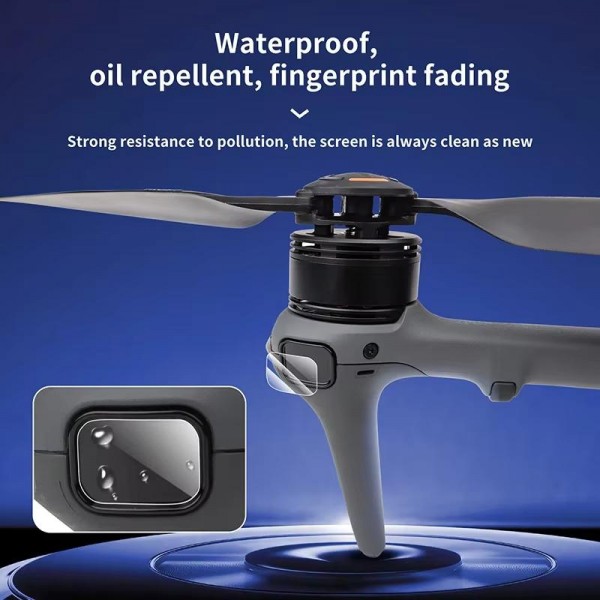 CQT Nano Coating Protective Film for DJI Mavic 4 Pro Lens & Sensor Screen Protector with Hot Air Blower Kit