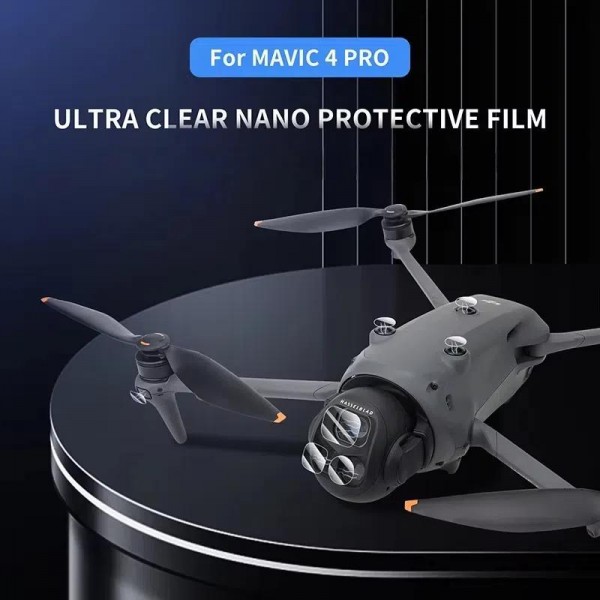 CQT Nano Coating Protective Film for DJI Mavic 4 Pro Lens & Sensor Screen Protector with Hot Air Blower Kit