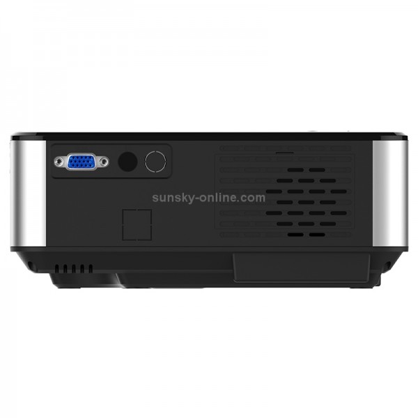Cheerlux C9 1280x720 720P HD Smart Projector, Support HDMI x 2 / USB x 2 / VGA / AV(Black)