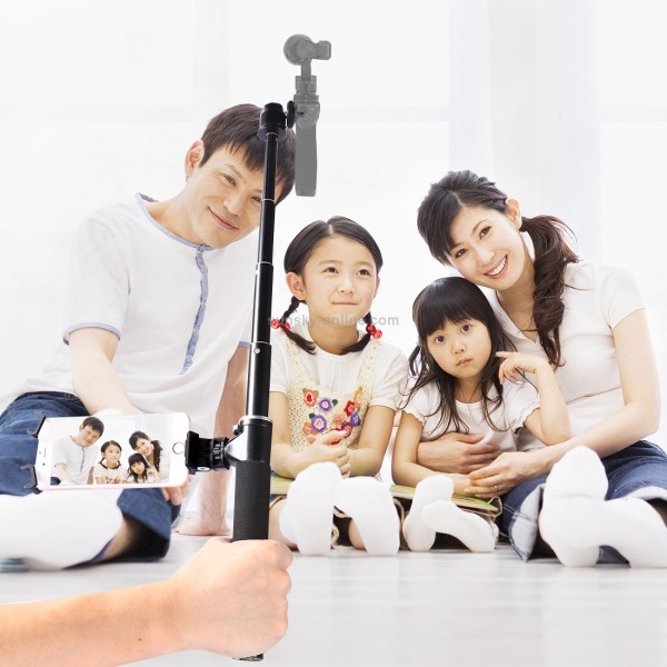 DM-1 Selfie Stick Monopod Extend Rod for DJI OSMO & Mobilephones, Max Length: 100cm