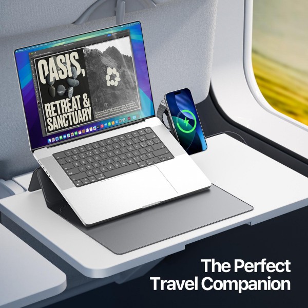 DUX DUCIS AirQ Series Multifunctional Wireless Charging Laptop Sleeve For 15-16 inch(Grey)