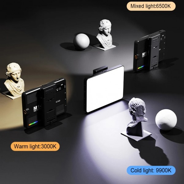 Desiontal M15 3 Color Temperature Rechargeable Pocket Light Mini Photography Light LED Outdoor Shooting Supplementary Light