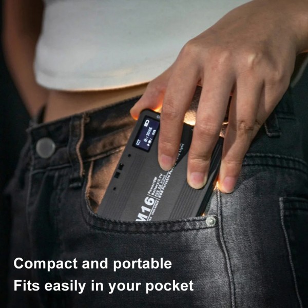 Desiontal M15 3 Color Temperature Rechargeable Pocket Light Mini Photography Light LED Outdoor Shooting Supplementary Light