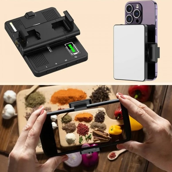 Desiontal M15 3 Color Temperature Rechargeable Pocket Light Mini Photography Light LED Outdoor Shooting Supplementary Light