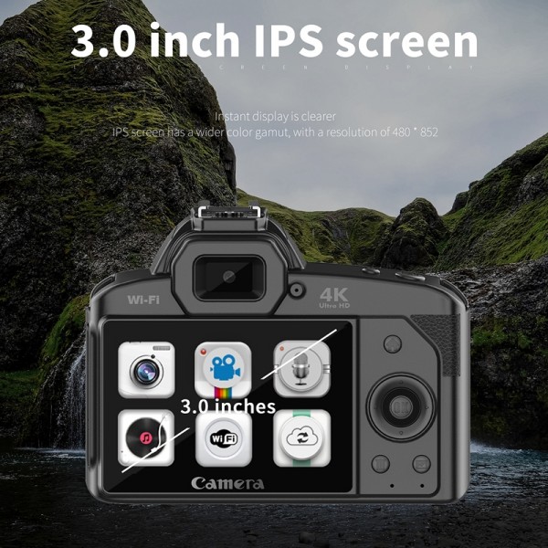 Dual-camera Night Vision 64 Million Pixel High-definition WIFI Digital Camera Standard Without Memory Card