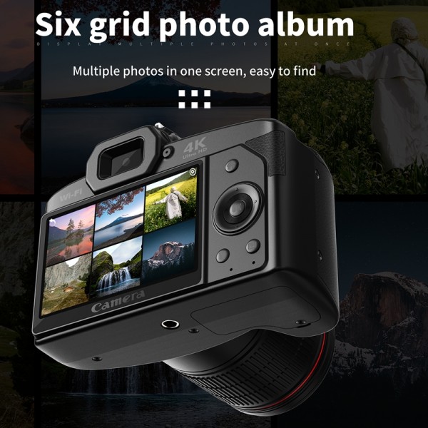 Dual-camera Night Vision 64 Million Pixel High-definition WIFI Digital Camera Standard Without Memory Card