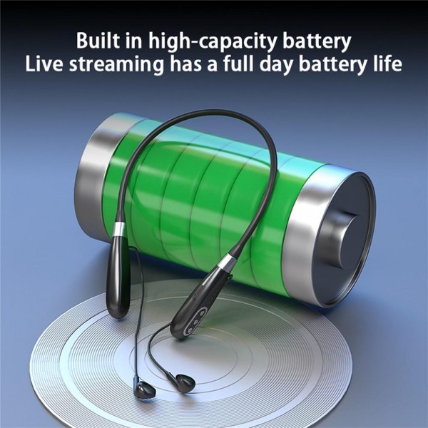 E8 Built-in Sound Card Wireless Neck-Mounted Microphone Gaming Voice Chat Headset