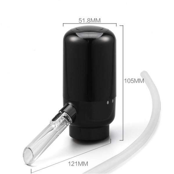 Electric Red Wine Decanter Dispenser,Style:  Stainless Steel With Base