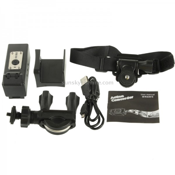 F13 HD 720P Waterproof Action Camcorder, 5.0 Mega CMOS Sensor, 30m Waterproof