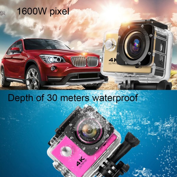 F60 2.0 inch Screen 170 Degrees Wide Angle WiFi Sport Action Camera Camcorder with Waterproof Housing Case, Support 64GB Micro SD Card(Blue)