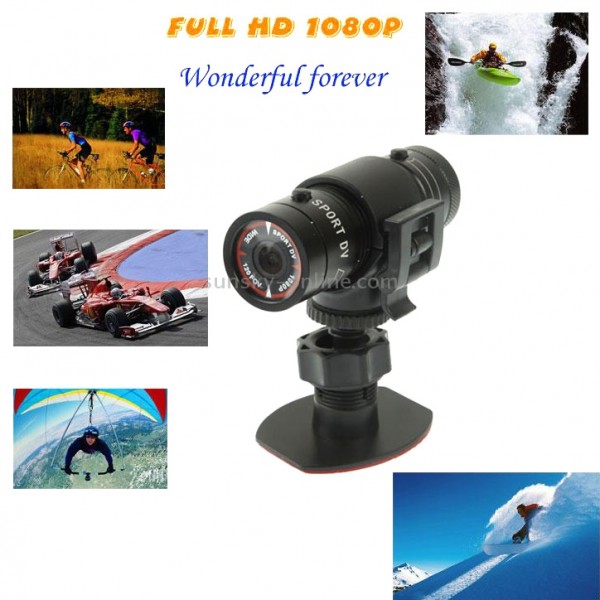 F9 Full HD 1080P Action Helmet Camera / Sports Camera / Bicycle Camera, Support TF Card, 120 Degree Wide Angle Lens