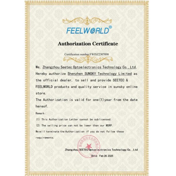 FEELWORLD F5 Pro V4 6 inch Touch Screen DSLR Camera Field Monitor 3D LUT 4K HDMI Input Output Tilt Arm